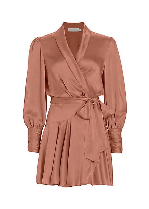 Silken Wrap Dress