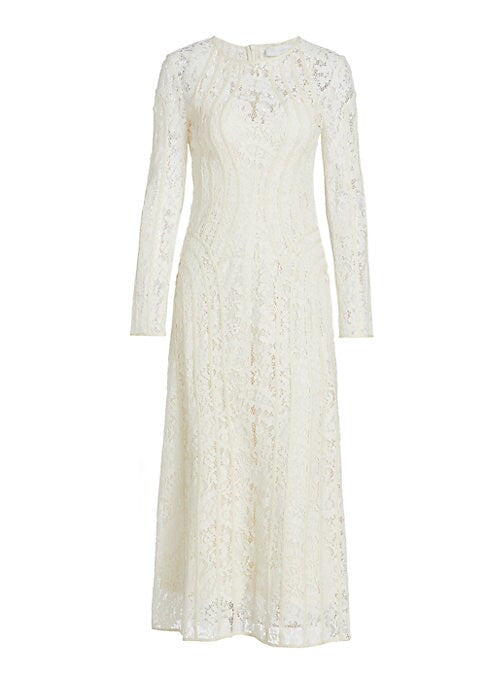 Lace Elegance Midi Dress