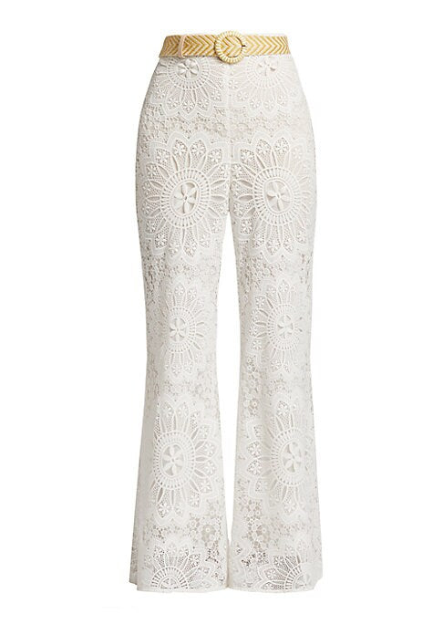 Bohemian Lace Flare Pants