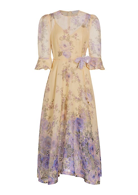 Floral Elegance Midi Dress