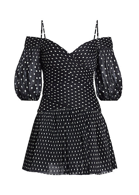 Puffed Dot Delight Dress