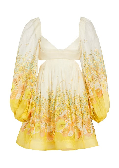 Floral Silk Blend Dress