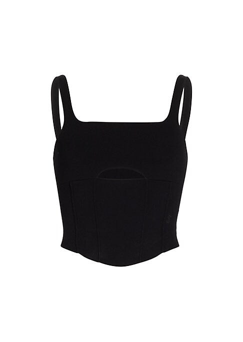 Sculpted Square Crop Top