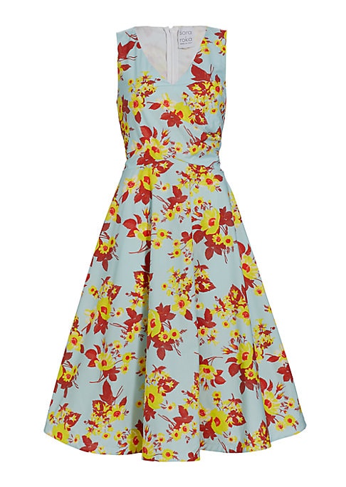 Floral A-Line Dress