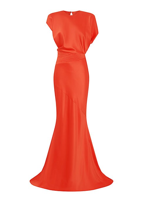 Draped Elegance Gown