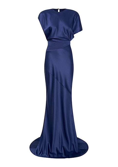 Draped Elegance Gown