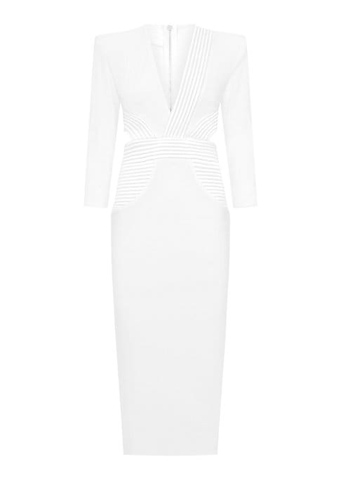 Cut-Out Chic Midi Dress