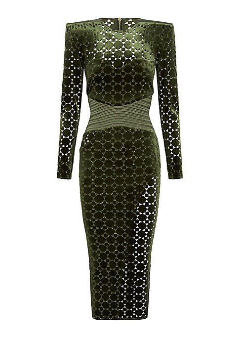 Gilded Velvet Midi Delight