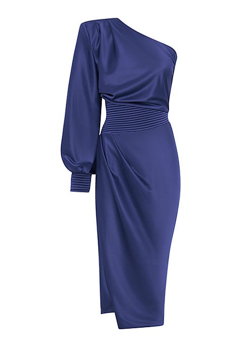 Satin One-Shoulder Elegance