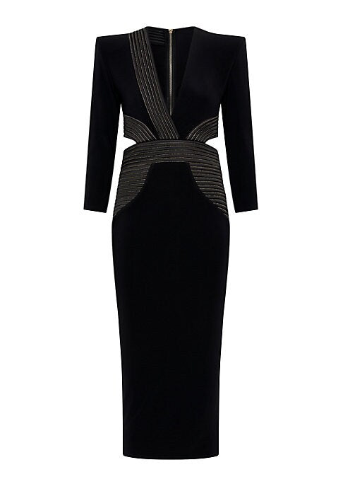 Cut-Out Elegance Dress