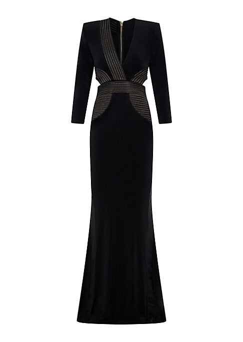 Cut-Out Elegance Gown