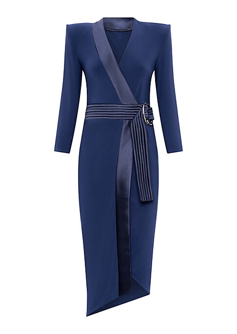 Chic Wrap Midi Dress