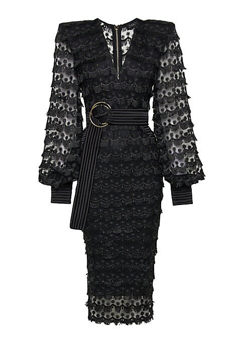 Chic Lace Midi Dress