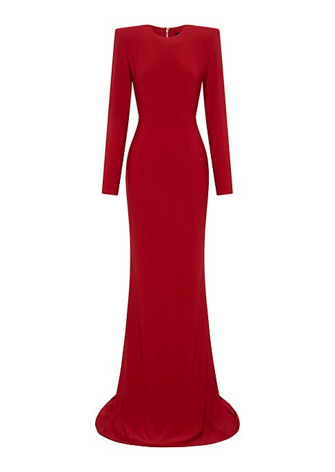 Structured Satin Elegance Dress