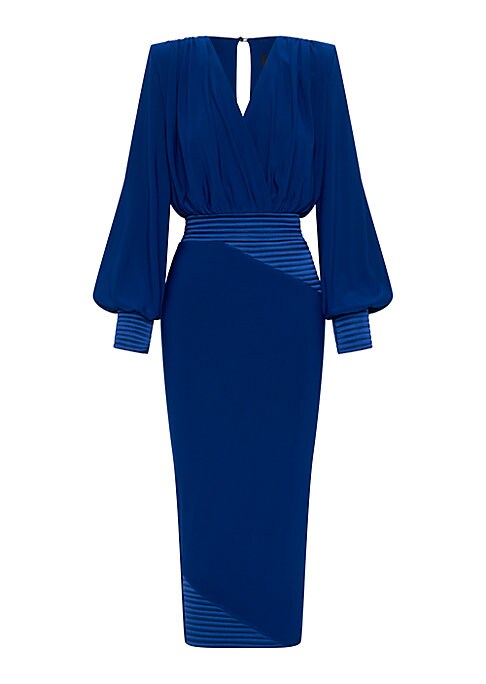 Elegant Keyhole Midi Dress