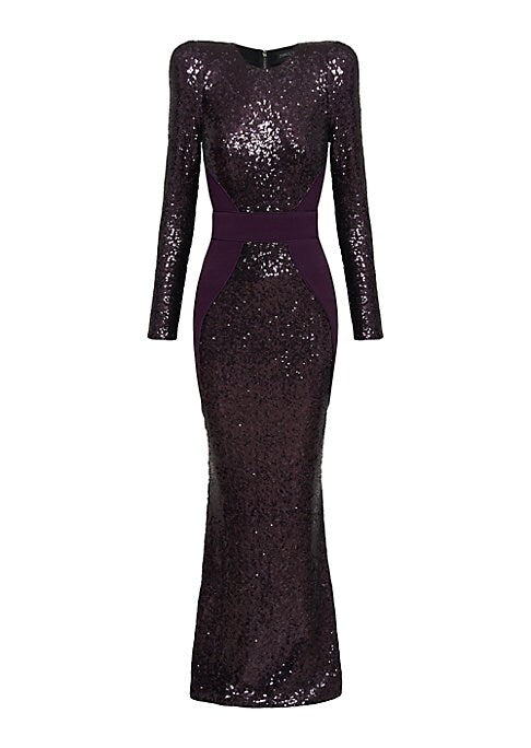 Glamorous Open-Back Gown