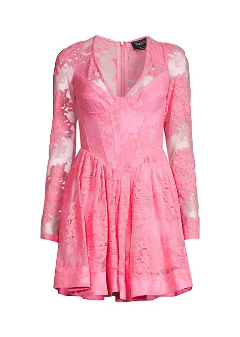 Lace Corset Mini Dress