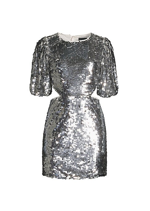 Sparkling Cut-Out Minidress