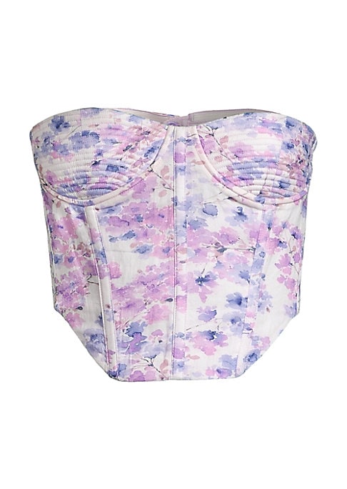 Floral Sweetheart Top