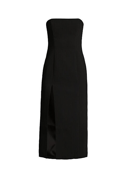 Sleek Slit Midi Dress