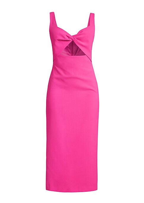Twisted Elegance Midi Dress