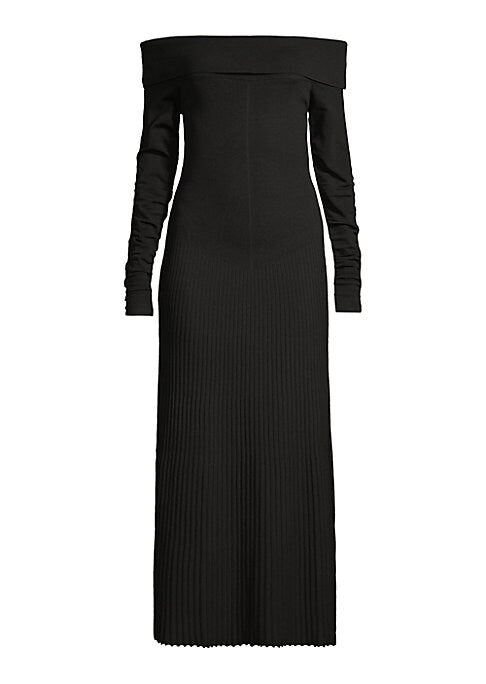 Elegant Knit Midi Dress