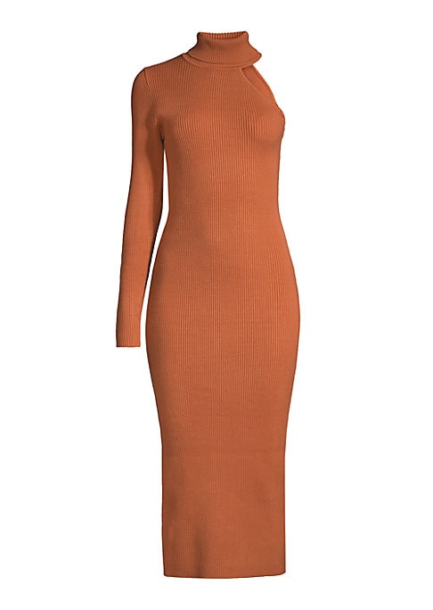 Asymmetrical Knit Dress