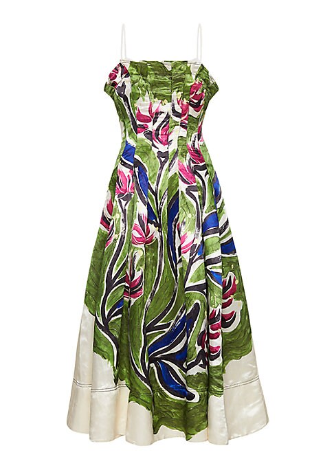 Floral Elegance Midi Dress