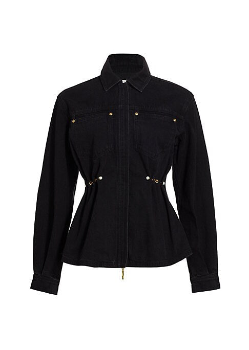 Pearl Detail Denim Jacket