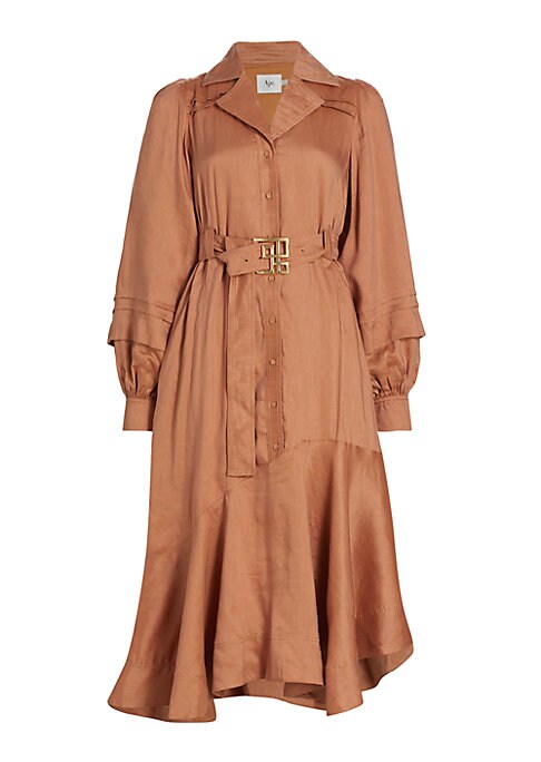 Luxe Linen Midi Dress