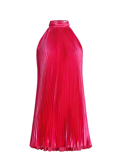 Chic Pleat Mini Dress