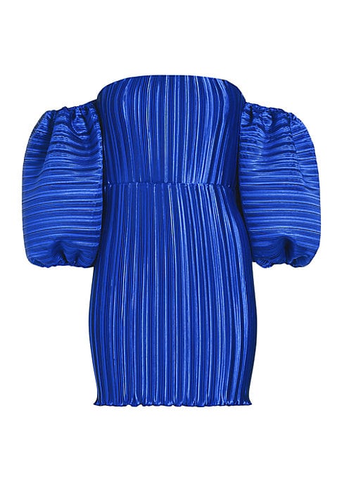 Glamour Pleat Minidress