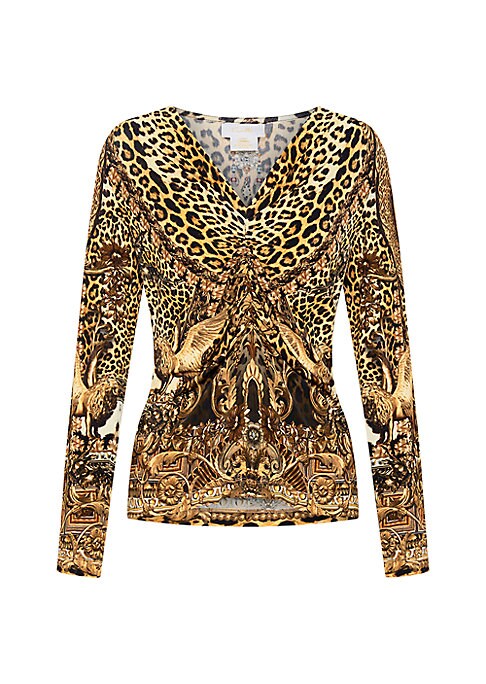 Leopard Luxe Jersey Top