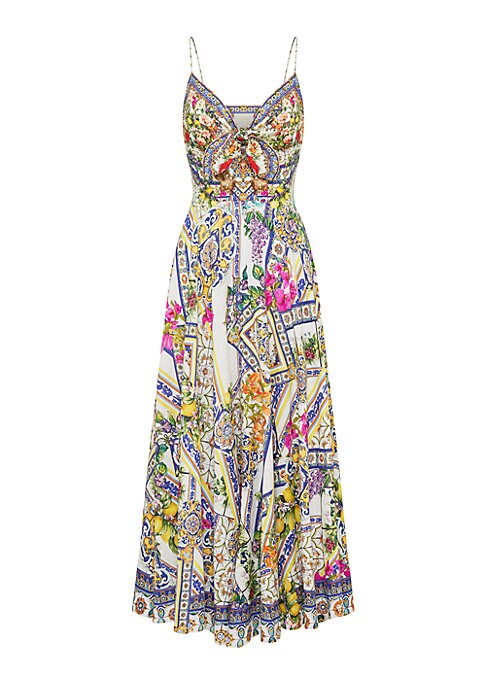 Breezy Tile Motif Dress