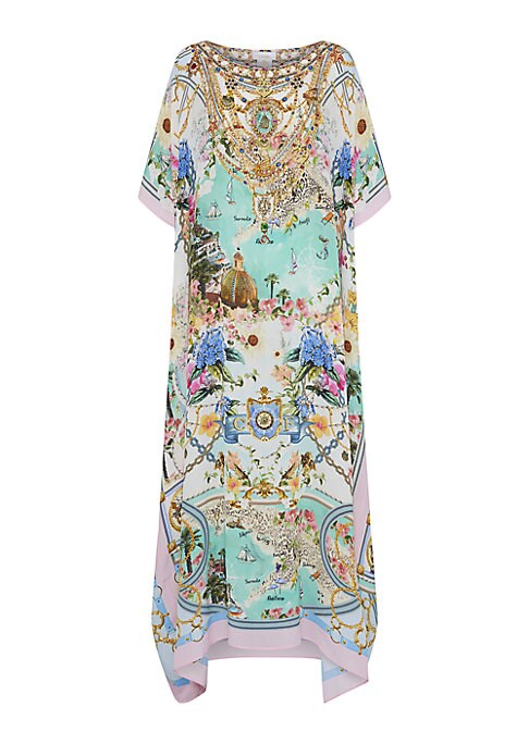 Vibrant Silk Caftan