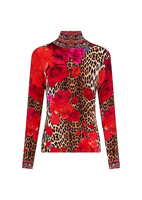 Wildflower Stretch Turtleneck