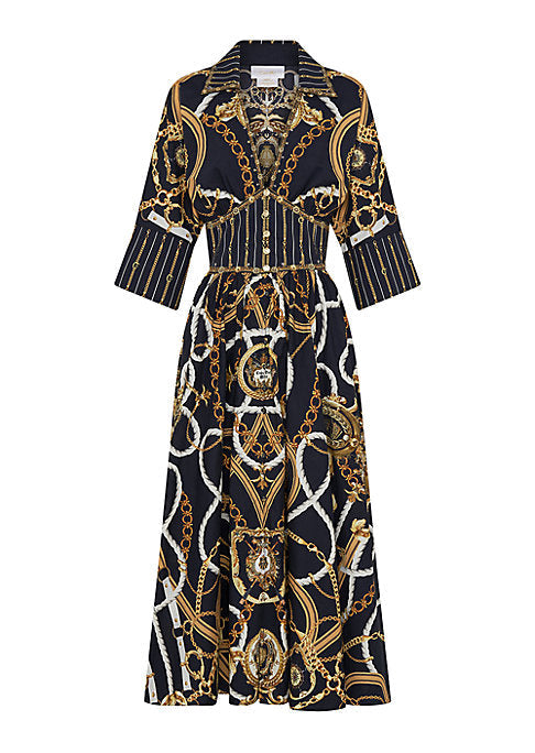 Chic Chain Midi-Dress