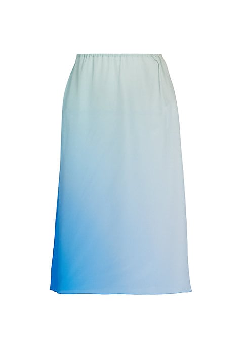 Gradient Chic Slip Skirt